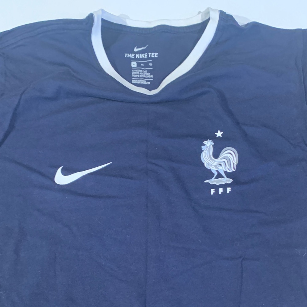 Nike Navy Blue Tee with White Accents